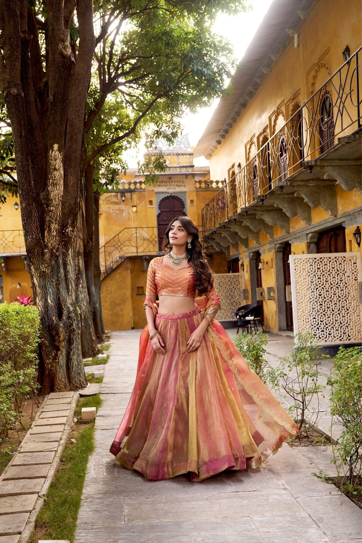 Carika Silk Designer Lehenga Choli Set With Embroidered Dupatta For Women
