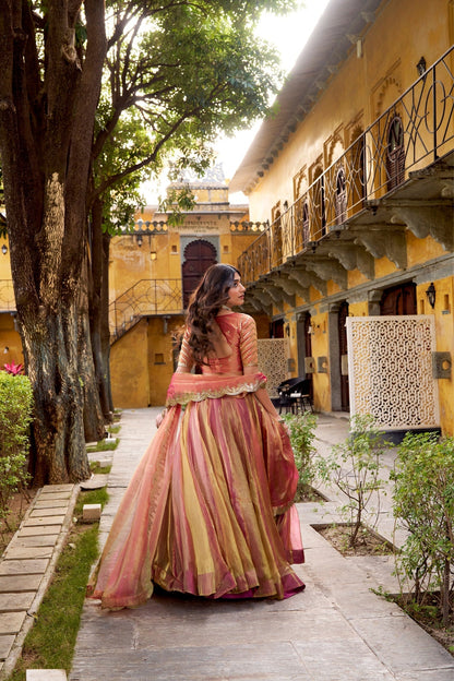 Carika Silk Designer Lehenga Choli Set With Embroidered Dupatta For Women